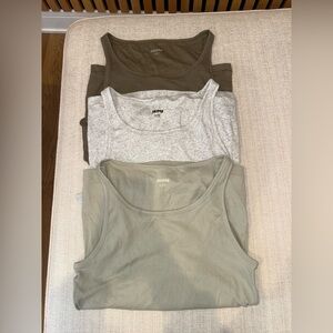 SKIMS Men’s 3-Pack Cotton Rib Tank Tops